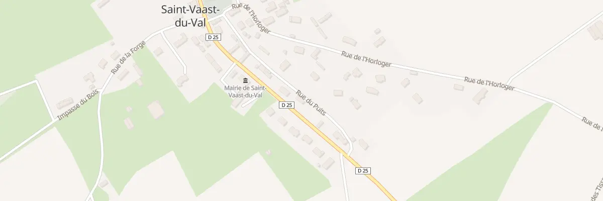 Plan du 3 Rue du Puits à Saint-Vaast-du-Val