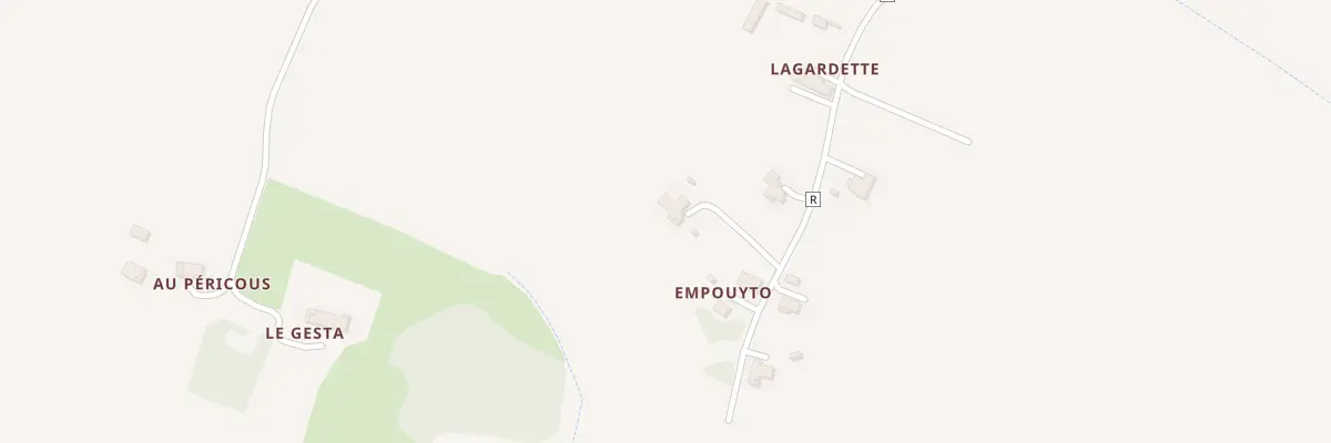 Plan du 5878 Au Gesta à Marestaing
