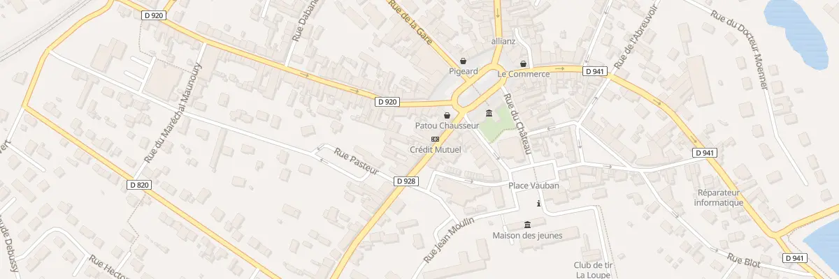Plan du 14 Rue de l’Eglise à La Loupe