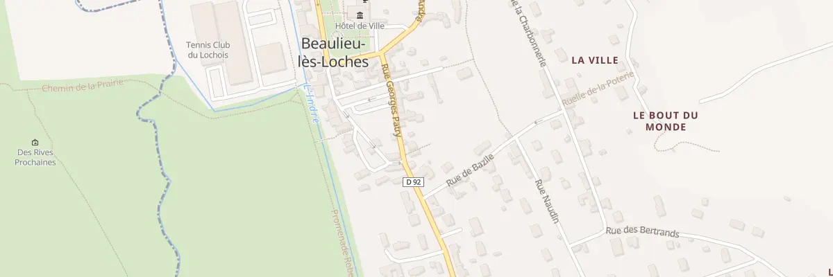 Plan du 18 Rue Georges Patry à Beaulieu-lès-Loches