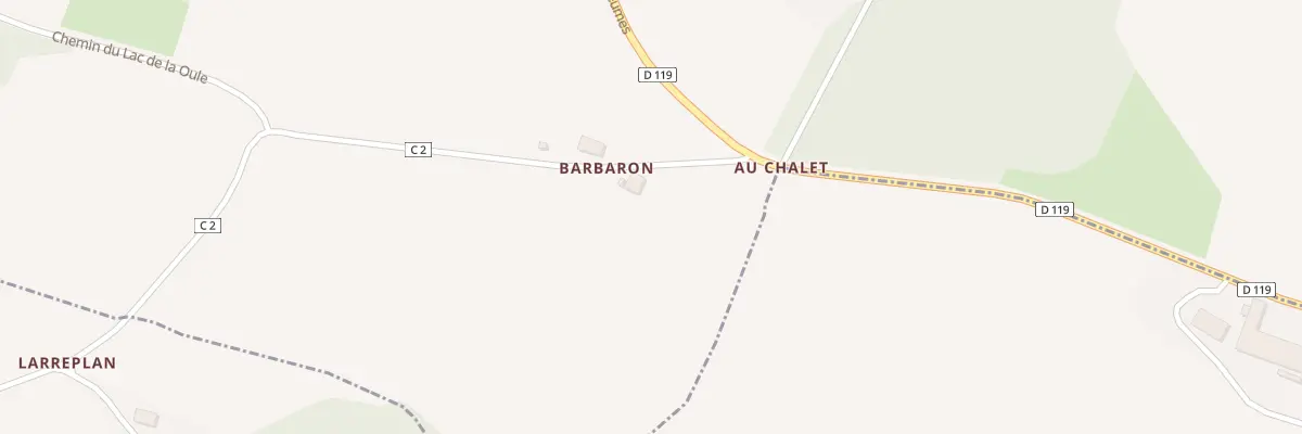 Plan du 79 Rte d’Amades à Monblanc
