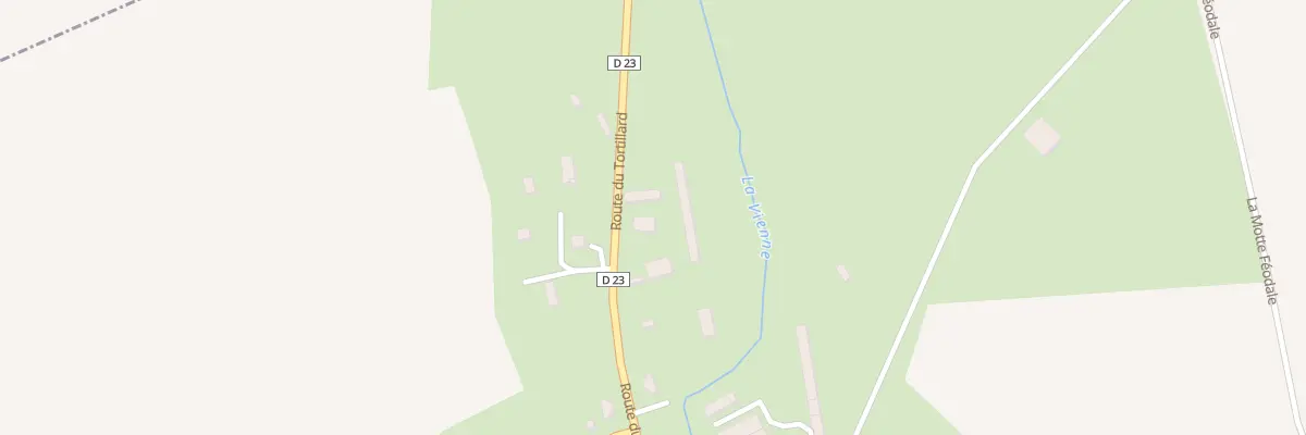 Plan du 2100 Rte du Tortillard à Beauval-en-Caux