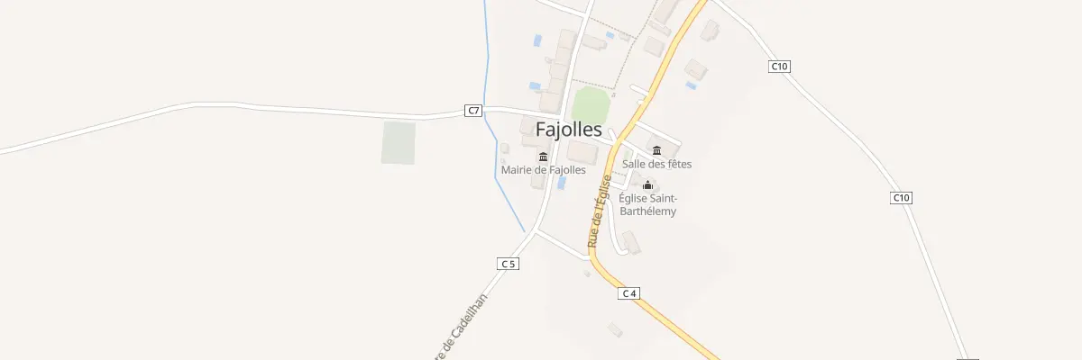 Plan du 5022 Le Village à Fajolles