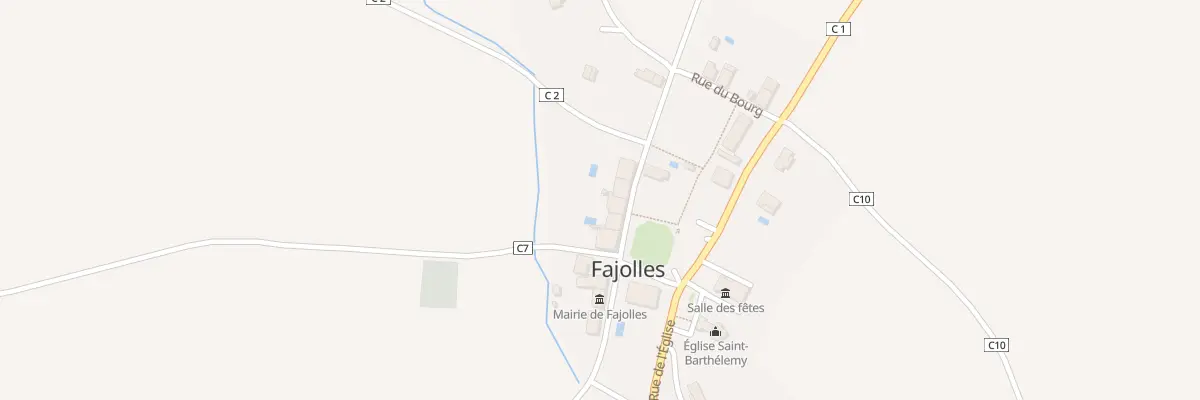 Plan du 5026 Le Village à Fajolles