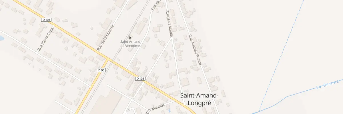 Plan du 12 Rue Jean Moulin à Saint-Amand-Longpré