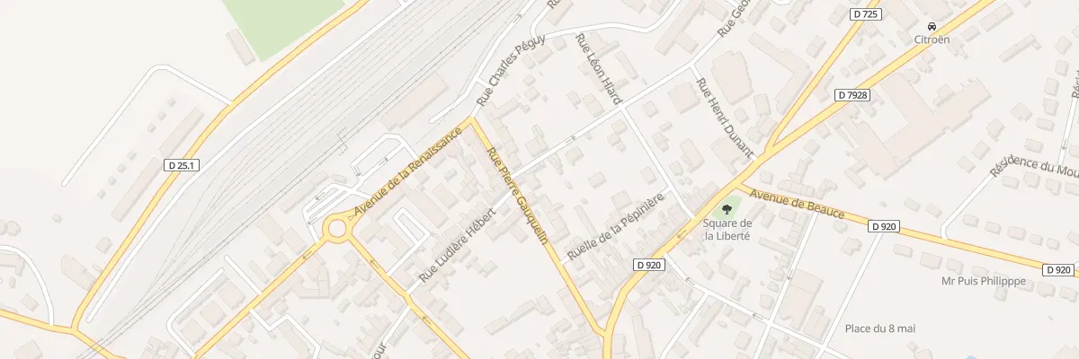 Plan du 14 Rue Pierre Gauquelin à La Loupe