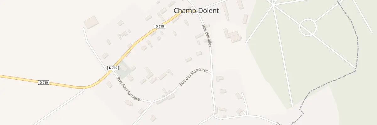 Plan du 50 Rue des Marnieres à Champ-Dolent