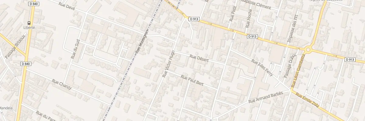Plan du 7 Rue Désert à Caudebec-lès-Elbeuf