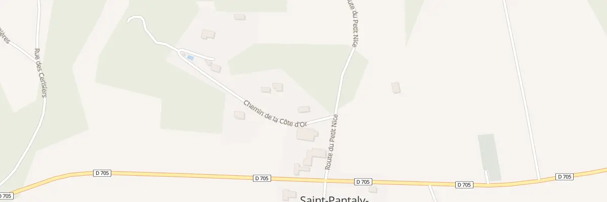 Plan du 5000 Le Petit Saint Jean à Saint-Pantaly-d’Excideuil