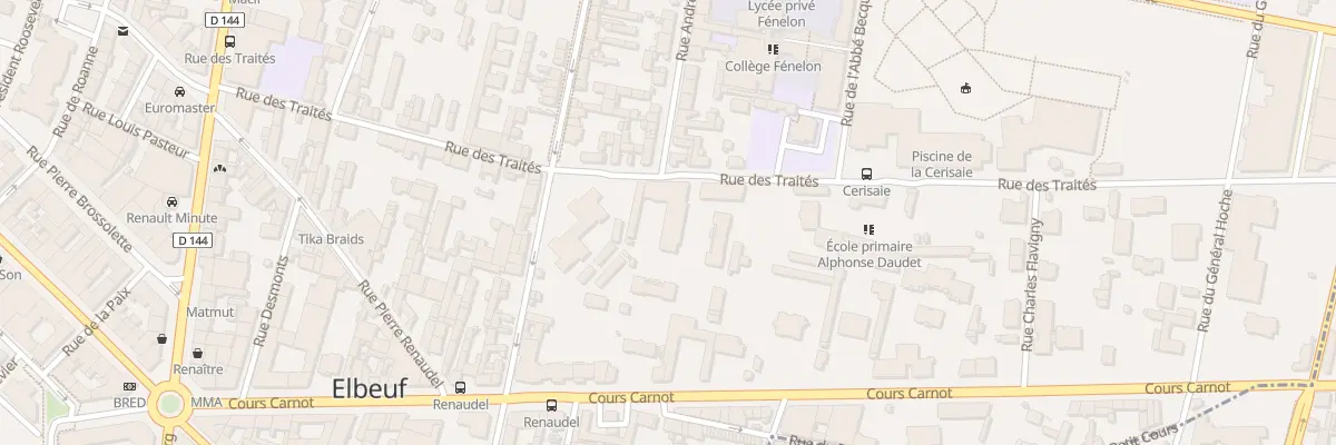 Plan du 27 Rue des Traités à Elbeuf