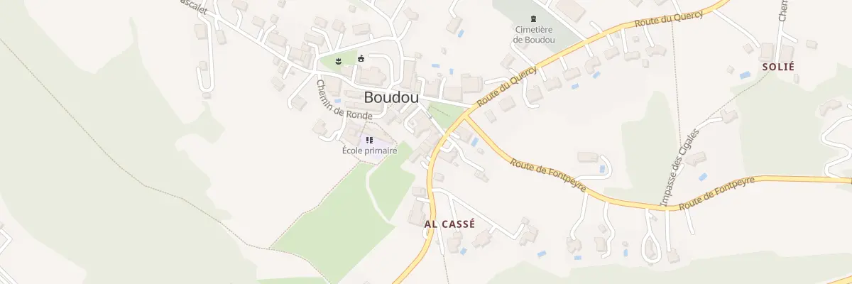 Plan du 60 Rte du Point de Vue à Boudou