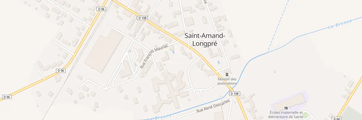 Plan du 36 Rue Jules Ferry à Saint-Amand-Longpré