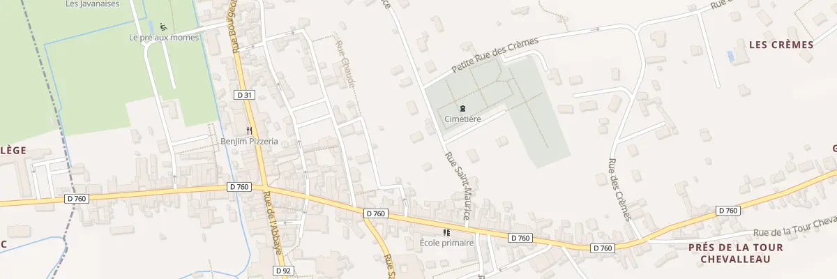 Plan du 10 Rue Saint-maurice à Beaulieu-lès-Loches