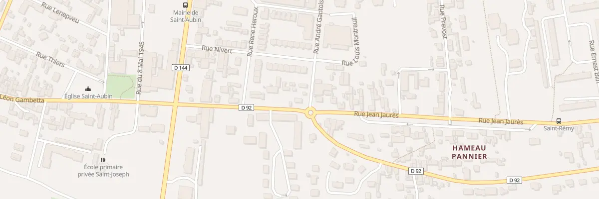 Plan du 1 Rue André Gantois à Saint-Aubin-lès-Elbeuf