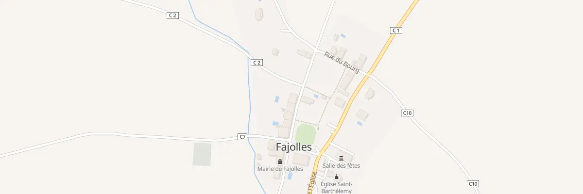 Plan du 5058 Le Village à Fajolles