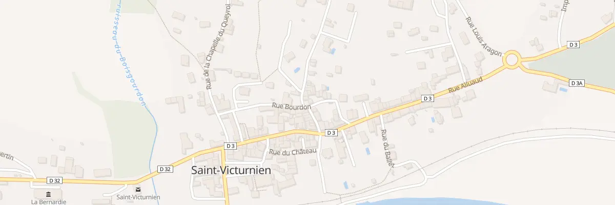 Plan du 6 Rue du Consulat à Saint-Victurnien