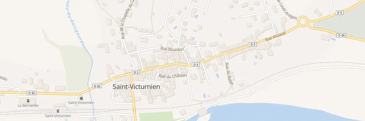 Plan du 1 Rue du Consulat à Saint-Victurnien
