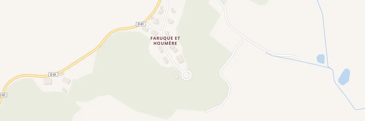 Plan du 7 Faruque et Houmere à Sérignac