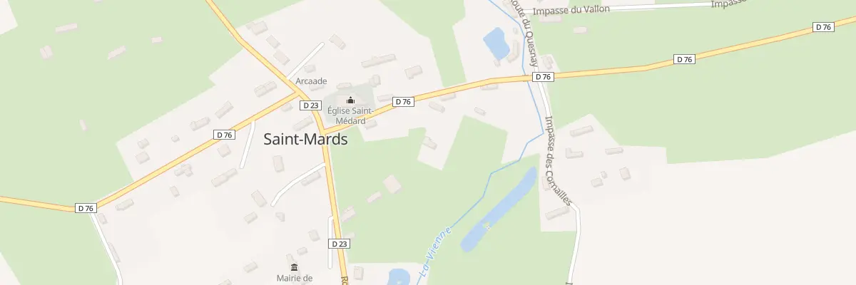Plan du 5028 Village de Saint Mards à Saint-Mards