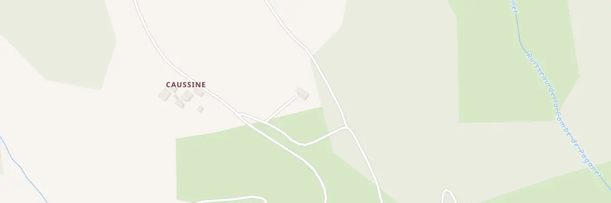 Plan du 5109 Plaine de Caussine à Fauroux
