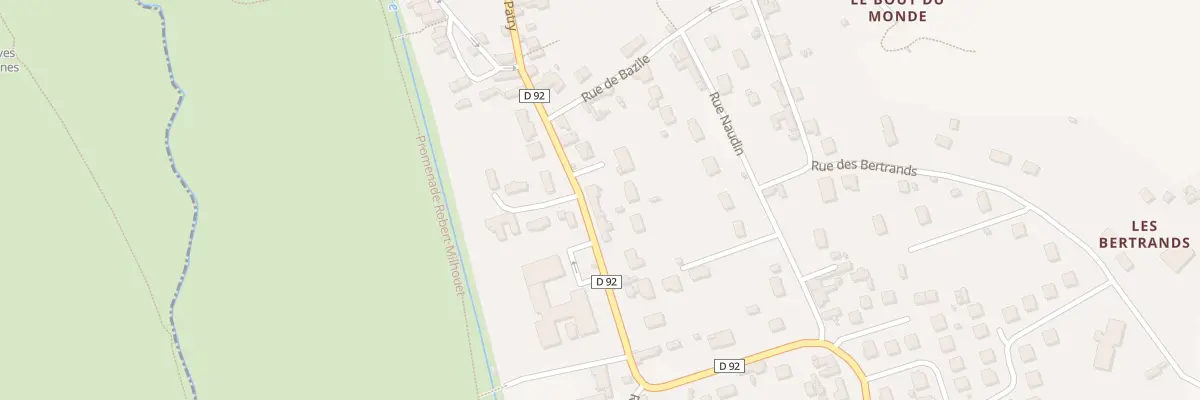 Plan du 28 Rue Georges Patry à Beaulieu-lès-Loches