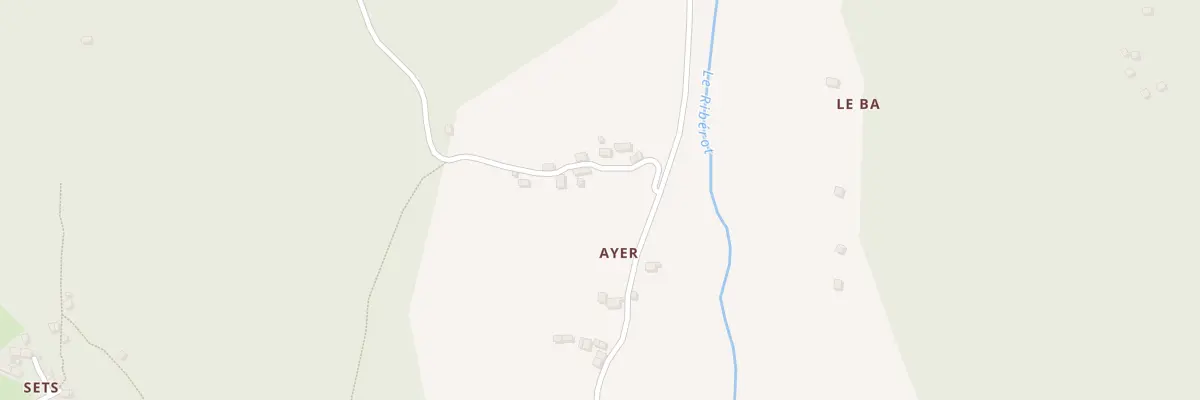 Plan du 130 Ayer à Bordes-Uchentein