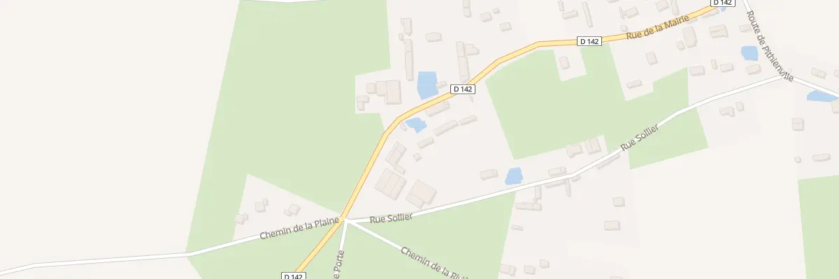 Plan du 20 Rue de la Mairie à Bernienville