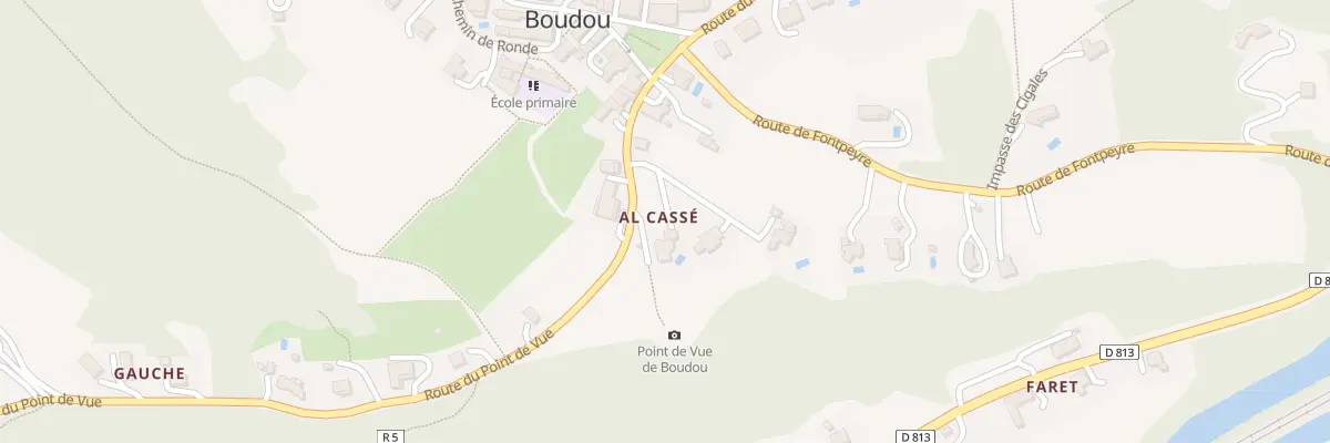 Plan du 24 Imp Al Cassé à Boudou