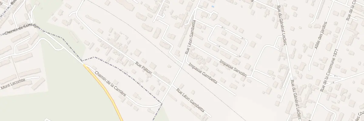 Plan du 88 Rue Léon Gambetta à Caudebec-lès-Elbeuf