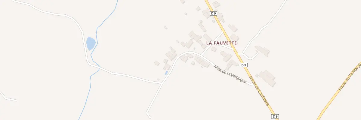 Plan du 5544 All de la Vergogne à Oradour-sur-Glane