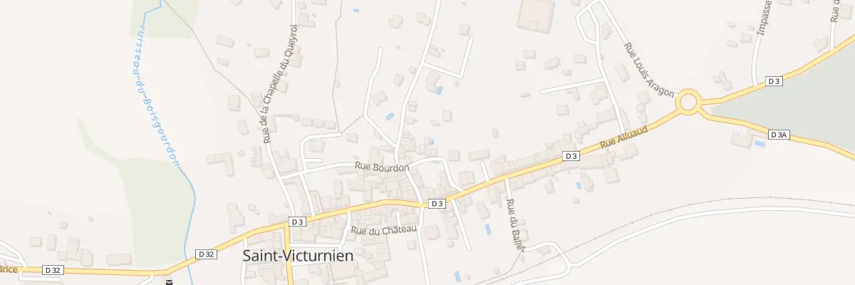 Plan du 19 Rue Bourdon à Saint-Victurnien