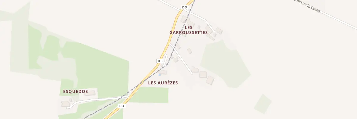 Plan du 5001F Les Aurèzes à Sajas