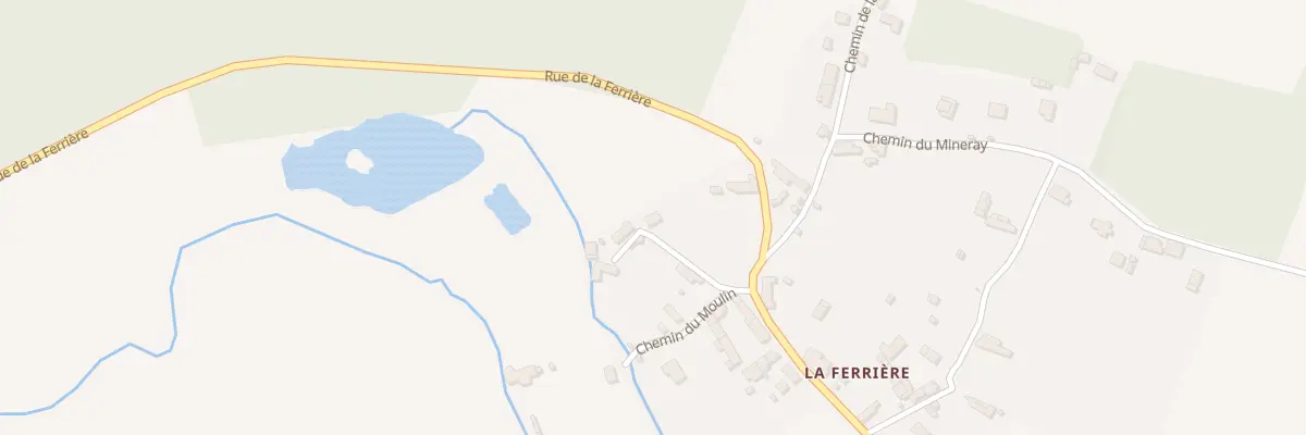 Plan du 9000 La Ferriere Ouest à Fontaine-Simon