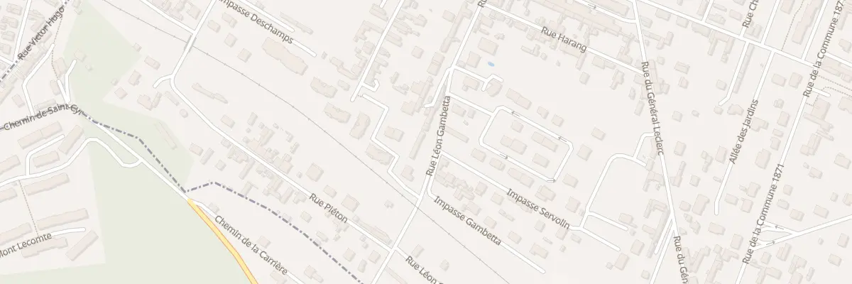 Plan du 84 Rue Léon Gambetta à Caudebec-lès-Elbeuf