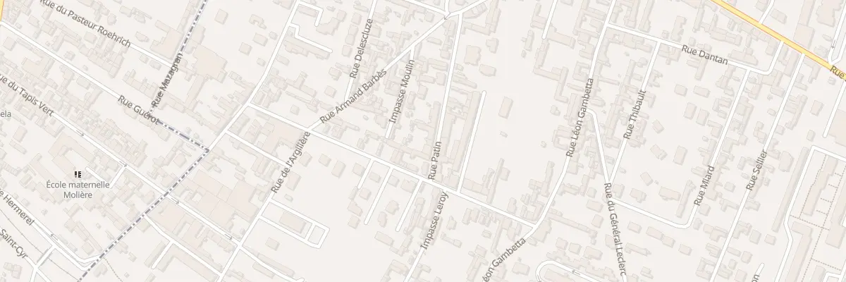 Plan du 18 Rue Patin à Caudebec-lès-Elbeuf