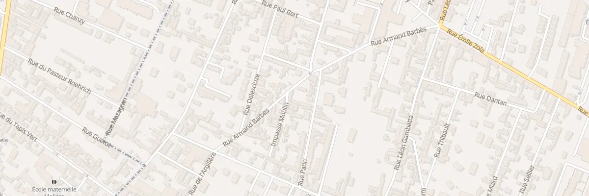 Plan du 17 Rue Armand Barbès à Caudebec-lès-Elbeuf