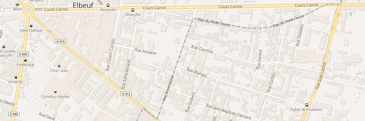 Plan du 17 Rue Dautresme à Caudebec-lès-Elbeuf