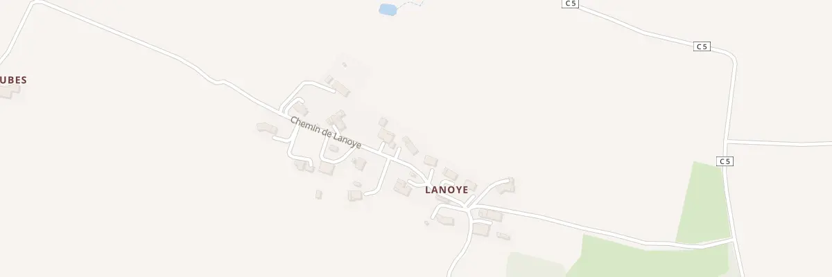 Plan du 5490 A Lanoye à Marestaing