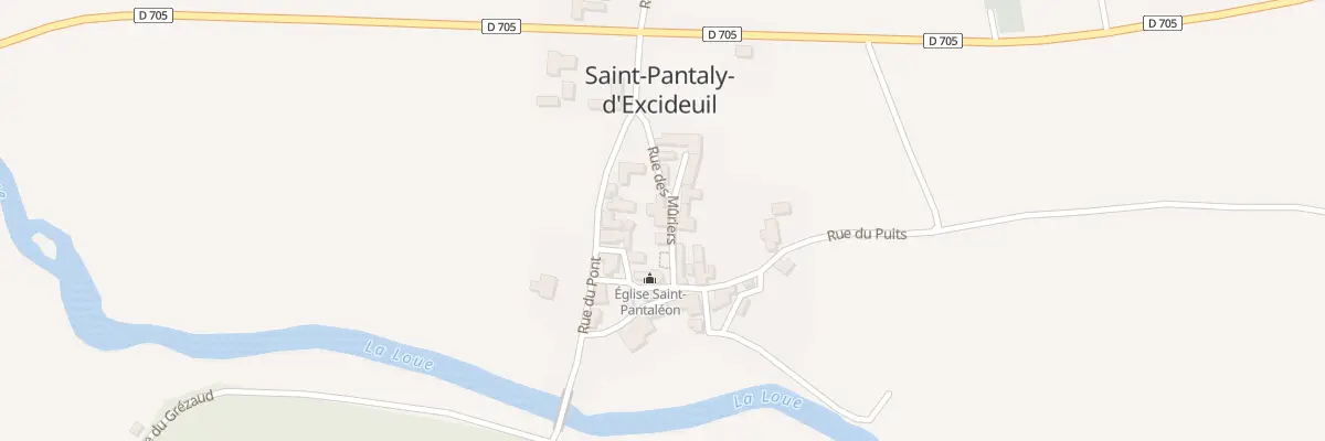 Plan du 49 Le Bourg à Saint-Pantaly-d’Excideuil