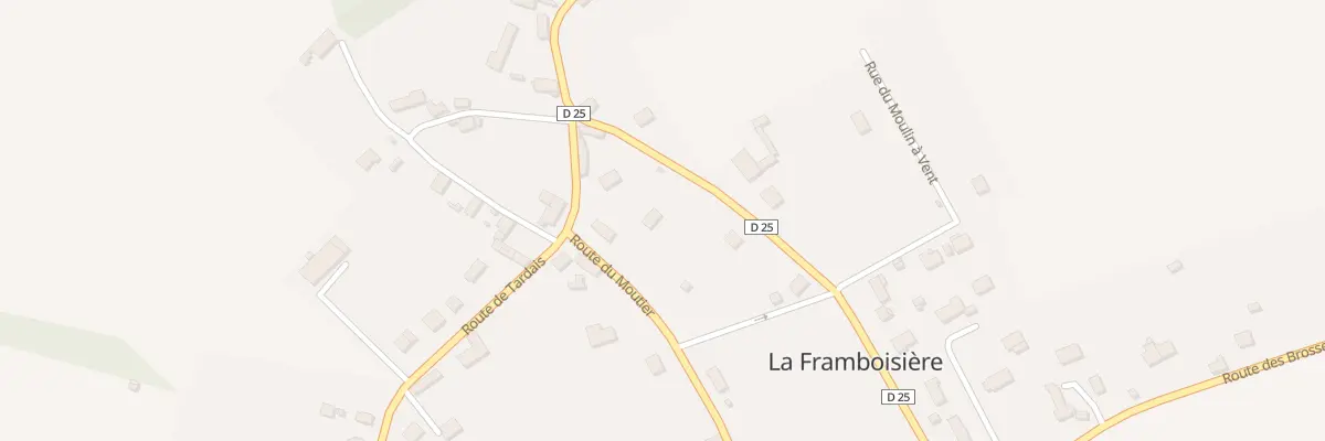 Plan du 2 Rte de Senonches à La Framboisière