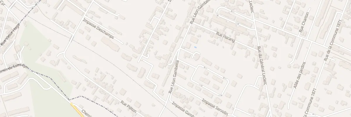 Plan du 80 Rue Léon Gambetta à Caudebec-lès-Elbeuf