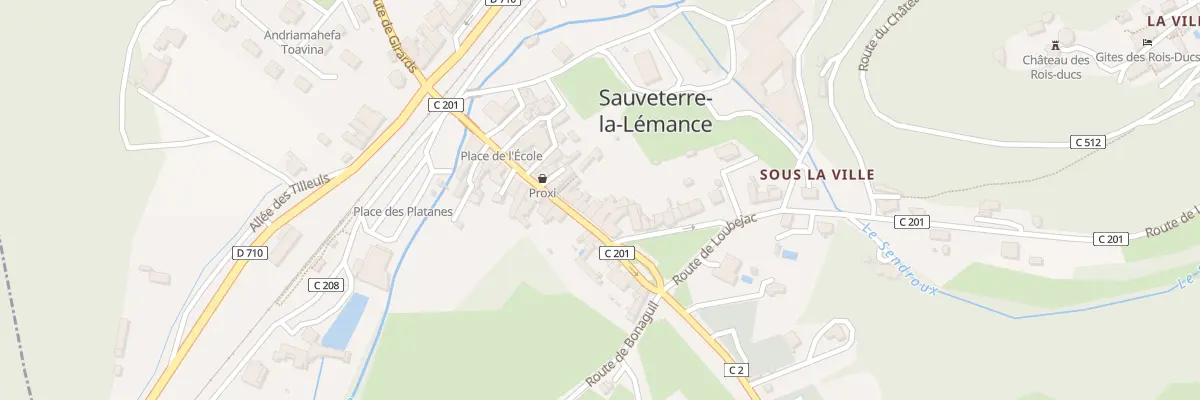 Plan du 147 Rue du Vieux Bourg à Sauveterre-la-Lémance