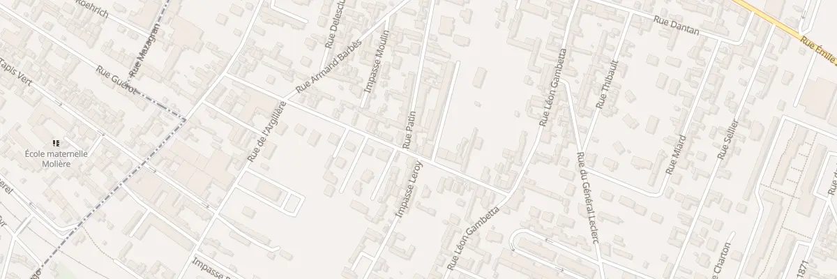 Plan du 25 Rue Patin à Caudebec-lès-Elbeuf