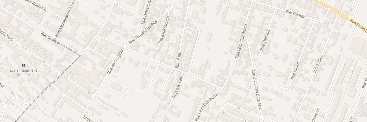 Plan du 23 Rue Patin à Caudebec-lès-Elbeuf