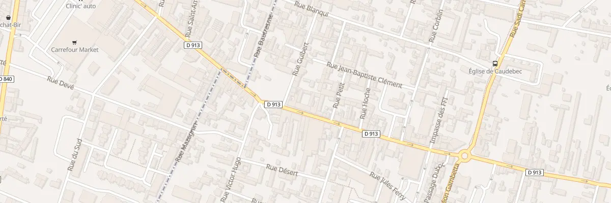 Plan du 200 Rue de la République à Caudebec-lès-Elbeuf