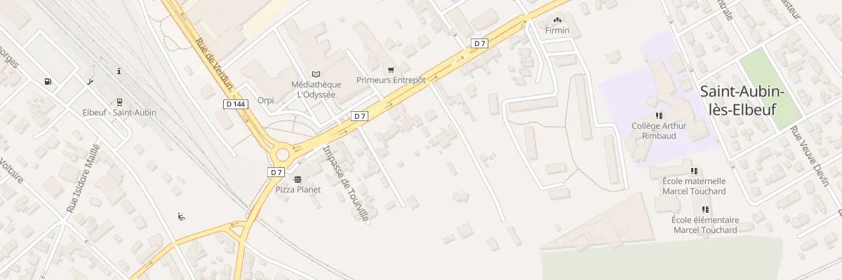 Plan du 38B Rue du Maréchal Leclerc à Saint-Aubin-lès-Elbeuf