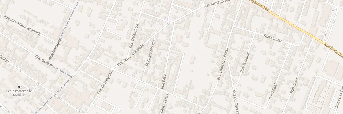Plan du 11 Rue Patin à Caudebec-lès-Elbeuf