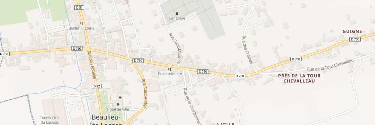 Plan du 48 Rue de Guigne à Beaulieu-lès-Loches