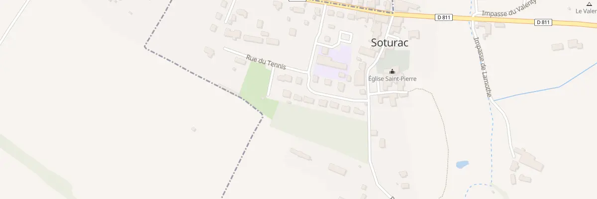 Plan du 4 Rue des Ecoles à Soturac