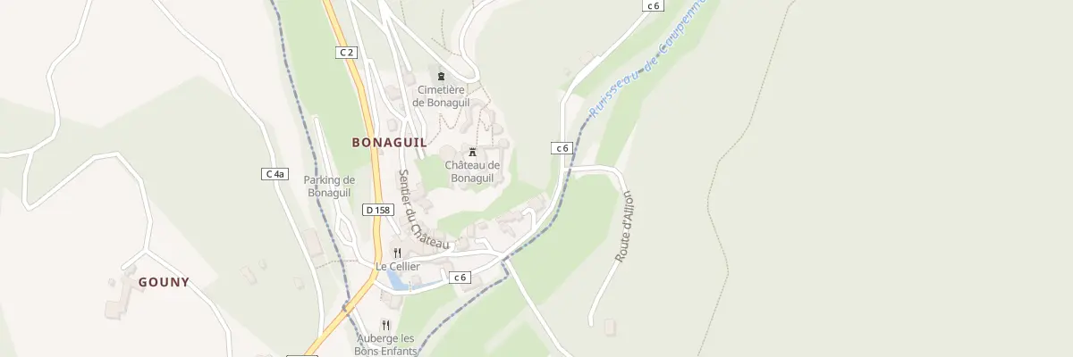 Plan du 153 Bonaguil à Saint-Front-sur-Lémance